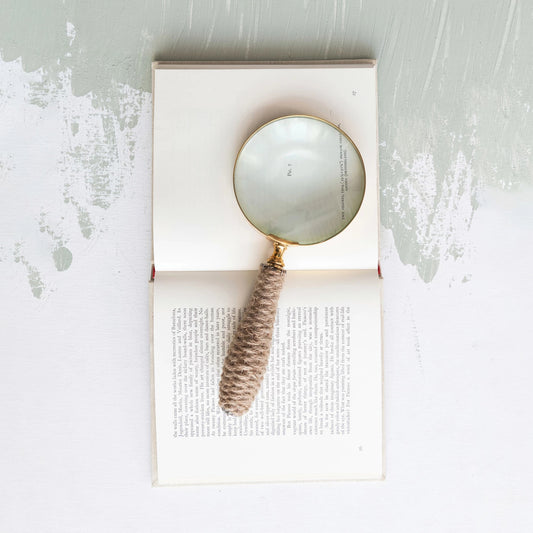 Brass Magnifying Glass