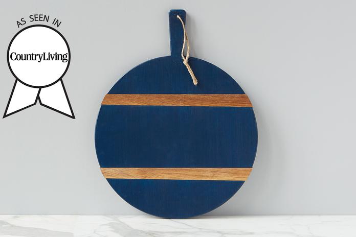 Navy Round Mod Charcuterie Board