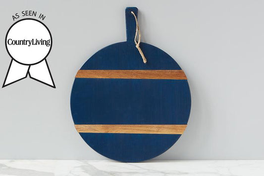 Navy Round Mod Charcuterie Board