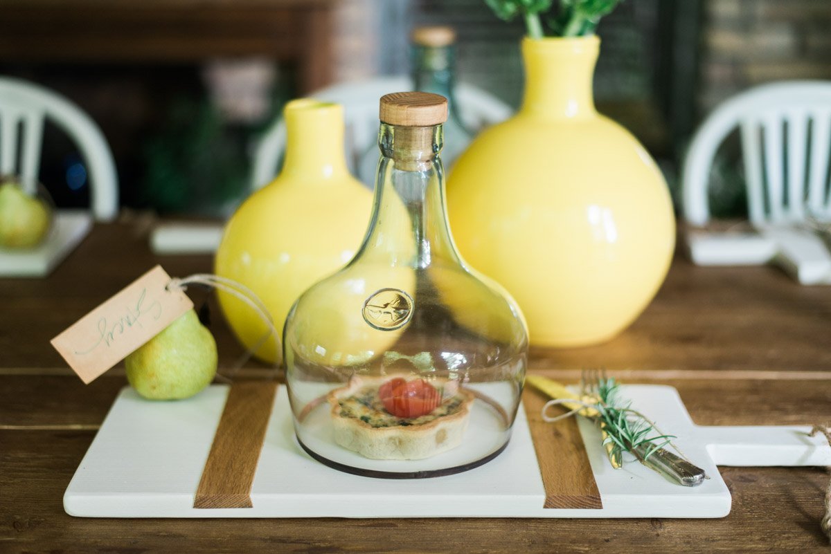 White Rectangle Mod Charcuterie Board