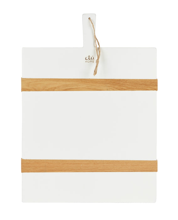 White Rectangle Mod Charcuterie Board