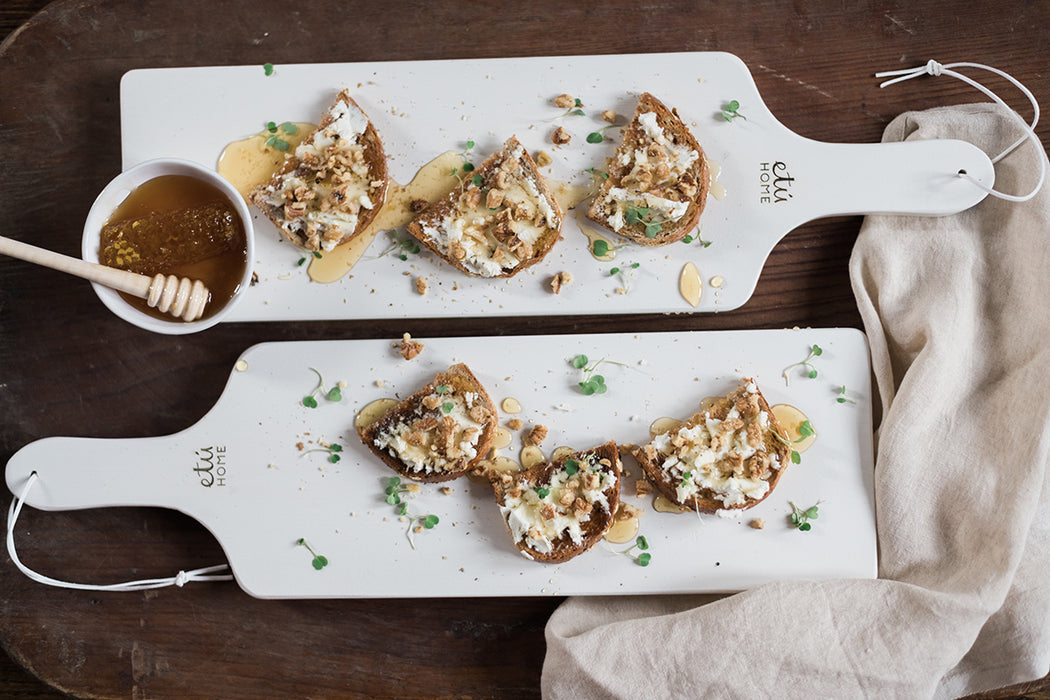 White Tapas Plank Set