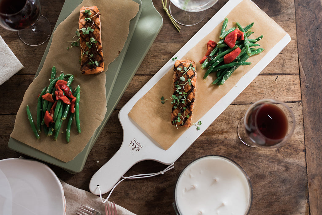 White Tapas Plank Set