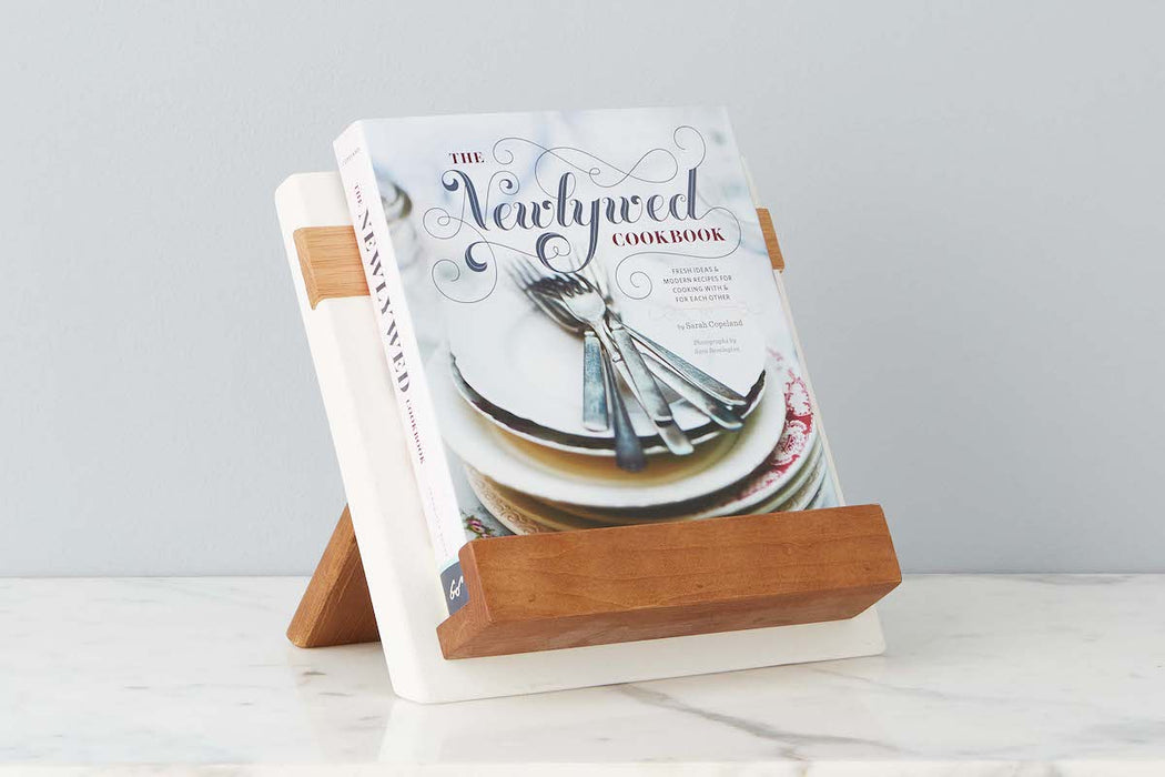 White Mod Ipad Cookbook Holder