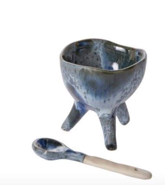 Azul Footed Bowl